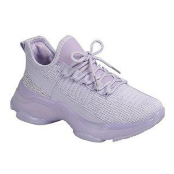 !! BRAND NEW !! Chunky Sole Bling Sneaker in Lavender - Picture 2 of 3